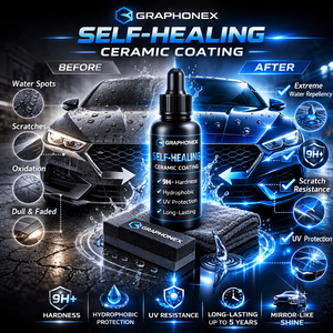 GRAPHONEX Revestimiento Cerámico Autoregenerable con Borofeno, Dureza 9H, Nano Shield, Protección Definitiva para Pintura de Automóviles, 50 ml - Product Image 4