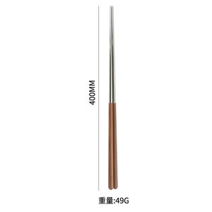 Palillos fritos de acero inoxidable 304, más palillos antideslizantes resistentes a altas temperaturas largas, palillos <span class=keywords><strong>Lo</strong></span> Mein de 40cm - Product Image 6