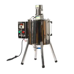 Electric Detergent lip gloss Liquid Soap Mixer Movable Hot Paste Liquid lipstick Mixing Tank Filling Machine