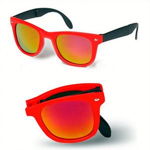 Lunettes de soleil pliantes à rivets tendance, vente en gros, pour hommes et femmes, avec étui à lunettes - Product Image 3