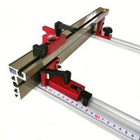 Limiteur de rail en T pour le travail du bois, en alliage d'aluminium, bloc de butée pour rail de coupe, support coulissant pour table de scie, rail coulissant facile à utiliser, marque APEX