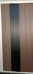 Panneau mural en WPC rainuré décoratif d'isolation acoustique, composite <span class=keywords><strong>bois</strong></span>-plastique pour intérieur - Product Image 3