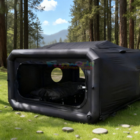 Tente de camping gonflable directe d'usine, installation facile, vente en gros, tente gonflable portable pour voyage en famille, avec grande capacité imperméable