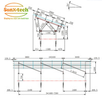 Systèmes de montage au sol pour centrales solaires SunX-Tech OEM, supports de fondation solaires, vis d'ancrage au sol pour projets à grande échelle