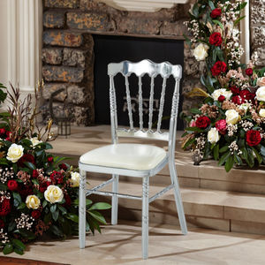 Silla de comedor trasera de hierro galvanizado para Banquete de boda de Hotel de alta calidad de fábrica - Product Image 6