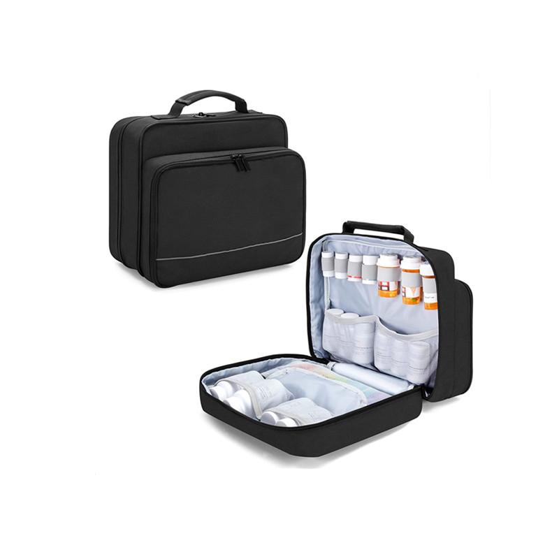 Большой Мягкий бутылка таблеток Органайзер таблетки Перевозчик для лекарств прочная сумка для лекарств лекарства Дорожный Чехол для переноски