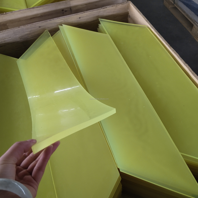 Customized Polyurethane Rubber Sheets in 60A