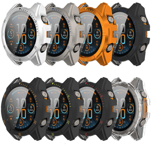Housse de protection pour montre intelligente en TPU souple Sport 2024 pour <span class=keywords><strong>Garmin</strong></span> Fenix 8 Fenix 8 housse de protection d'écran antichoc nouveauté - Product Image 1