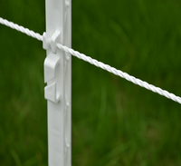 Haute Qualité 200m Acier Inoxydable Volaille Ferme Clôtures Polywire Offre Spéciale Électrique Clôture Polywire