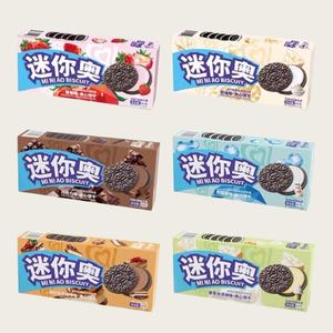 Snacks exotiques en gros, biscuits, saveur de crème glacée à la <span class=keywords><strong>vanille</strong></span>, saveur <span class=keywords><strong>mini</strong></span> Ao sandwich cookies 88g - Product Image 4