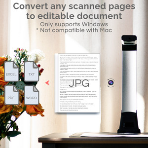 Chuyên nghiệp D500 có thể gập lại 8MP A4 tài liệu Scanner với OCR cho văn phòng kinh doanh thư viện - Product Image 3