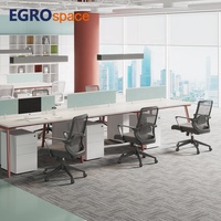 Chaise de bureau pivotante ergonomique réglable en maille EGROspace, mobilier professionnel moderne pour réunions et formations