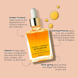 Vitamin C + Turmeric Skin <b>Serum</b> 30ml Anti-Aging Nourishing Brightening <b>Face</b> <b>Serum</b> - Product Image 5