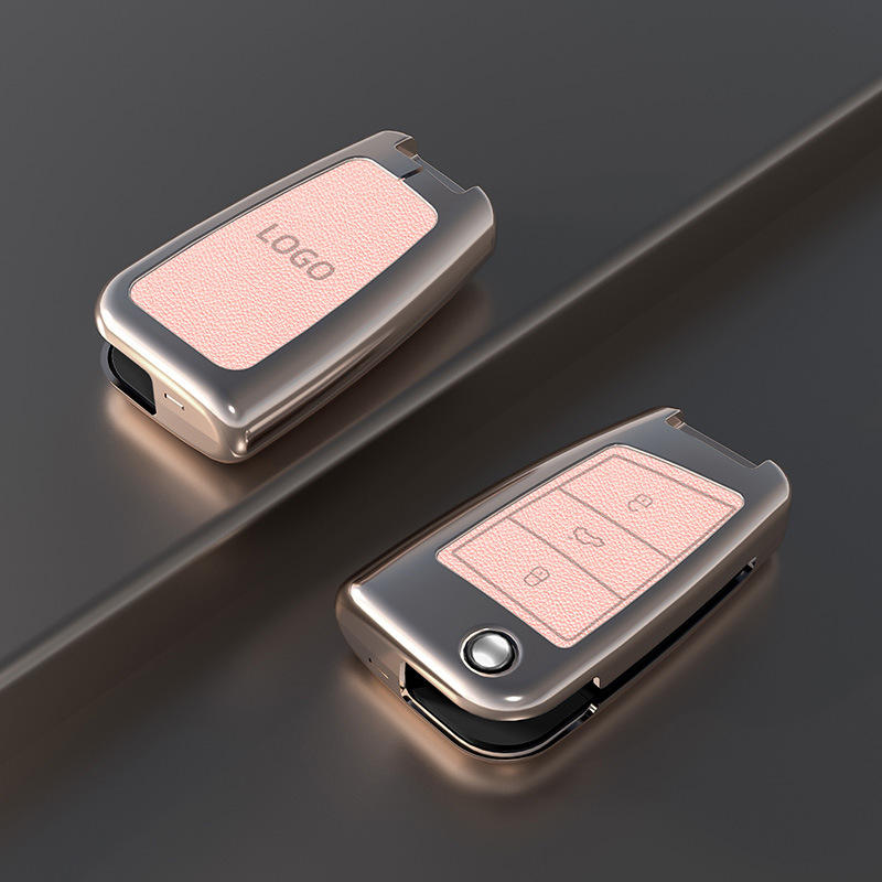 B ฝาครอบกุญแจสีชมพู