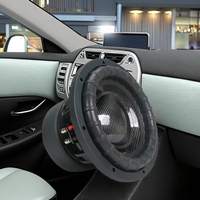 Cono de fibra de carbono Premium Subwoofers de coche de 10 pulgadas Fábrica Profesional OEM RMS1500W Altavoz de audio para automóvil Max3000W Woofer