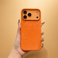 Étui de téléphone portable magnétique minimaliste de couleur unie pour iPhone, personnalisable