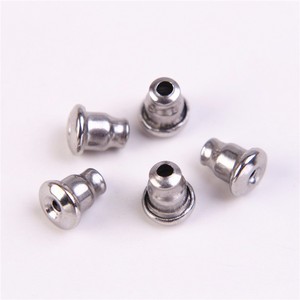 Plaquettes d'oreilles en acier inoxydable en forme de balle pour la fabrication de bijoux DIY, accessoires 043, origine Yiwu, automne 2022 - Product Image 5