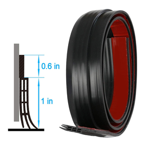 कस्टम मोल्ड और कट औद्योगिक पीसी और ईपडीम दरवाजा नीचे सीलिंग पट्टी भंडारण के लिए टिकाऊ रबर गार्ड - Product Image 3