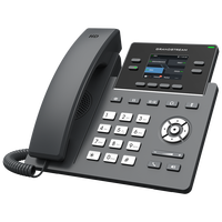 Telefono VoIP Grandstream GRP2612(P/W/G) con IP POE a 3 Linee Cablate LAN per Uso Aziendale, Finanziario o Domestico