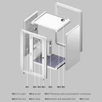 Salle de conférence de bureau moderne en acier insonorisée avec isolation de 40 dB pour le bureau à domicile et l'utilisation hospitalière
