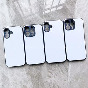 Étui de téléphone en TPU mat avec protection de l'appareil photo, plaque en aluminium pour sublimation, pour <span class=keywords><strong>iPhone</strong></span> 16proamx 16pro 16,15,14,13, coques de téléphone vierges - Product Image 3