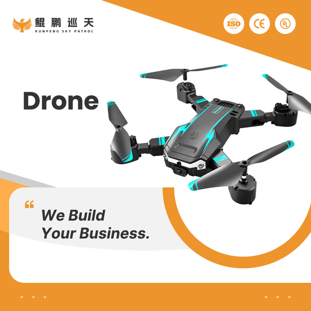 Cross-border S6 Folding Drone Plastic Smart Obstacle Avoidance Dual HD Cameras Brushless Motors Remote Control Aerial