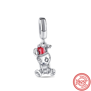 Nouvelles breloques en argent sterling 925 avec zircon blanc, compatibles avec les bracelets serpent originaux pour femmes, pour la création de bijoux et bracelets. - Product Image 3