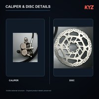 Kit de frein à disque arrière à étrier unique en aluminium CNC 6061 pour Surron Light Bee Ultra Bee Talaria Sting MX4 MX3, 2Cr13, haute résistance, neuf