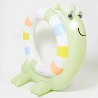 Flotteur gonflable de plage d'amusement de PVC de piscine de tube d'escargot pour des sports nautiques d'enfants