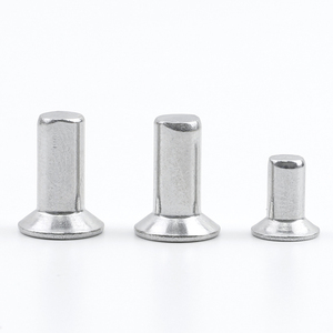 10 pièces/sac Rivets à tête fraisée en acier inoxydable 304 de haute qualité M2-M8 Grade A2-70 Grip 2-8 GB869 - Product Image 4