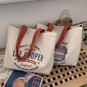 Custom Original European Style Instagram Simple Single-Shoulder Bag Cotton Canvas <b>Mini</b> Korean Style Casual Artistic Student - Product Image 1