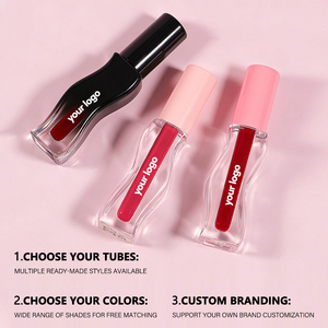 Matte Vegan Long Lasting Liquid <strong>Lipstick</strong> Base DIY Empty Square Lip Gloss Tubes Custom Logo Waterproof Fashion <strong>Lipstick</strong> - Product Image 6