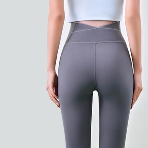Pantalon de yoga taille haute sans couture YIYI pour femme, <span class=keywords><strong>legging</strong></span> de sport à séchage rapide, pantalon de maternité pour le Pilates au printemps et en automne - Product Image 3