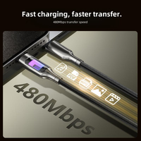 Nuevo Cable de Carga Rápida PD de 60W con Cubierta de Nailon TPE 3A 5A, Diseño Hueco, Tipo C a Tipo C para iPhone 16 15