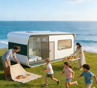 Cabane modulaire préfabriquée mobile Apple Cabin pour hébergement touristique en milieu panoramique, vente en gros directe usine