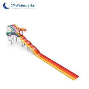 Glissières d'eau de fibre de verre d'<span class=keywords><strong>aquapark</strong></span> de courbe de poulpe de <span class=keywords><strong>prix</strong></span> usine pour l'adulte de glissière d'eau de FRP - Product Image 1
