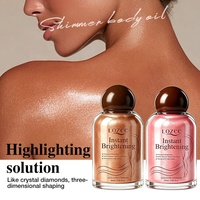 LOZEE Legs Glow Luminizer – Illuminateur liquide végétalien, waterproof et hydratant pour éclaircir la peau, idéal pour le maquillage quotidien, les soirées et les fêtes