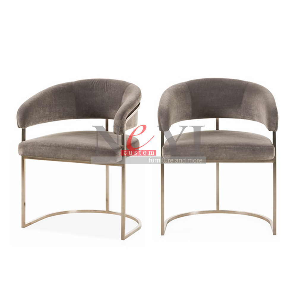 CY118 Manufacture Metal Dining Room Chairs Restaurant Furniture Of Arm Chair