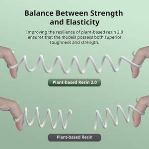 Resina para Impresora 3D Anycubic 2.0 405nm, Resina Rápida de Base Vegetal, 1kg, Gris, Bajo Olor, Fotopolímero para Impresión LCD - Product Image 5
