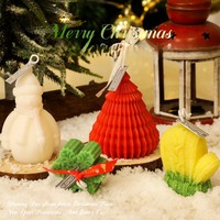 Großhandel Bestseller Handgemachte Sojawachs Fruchtförmige Weihnachts-Duftkerzen Umweltfreundliche Aroma-Dekorationen Weihnachtsgeschenke