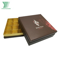 Boîtes cadeaux rigides en or de luxe personnalisées pour chocolats et sushis, matériaux recyclés, laminage mat, gaufrage - Emballage pour la Saint-Valentin