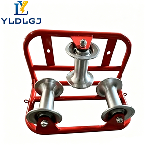 Rodillo Guía de Esquina de Aluminio Triple YILI Pro para Tracción de Cables, de Alta Resistencia, para Obras de Construcción Subterránea y Telecomunicaciones - Product Image 5