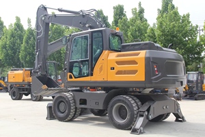 Excavatrice compacte sur roues de <span class=keywords><strong>15</strong></span> <span class=keywords><strong>tonnes</strong></span> à haute efficacité pour travaux utilitaires, fabriquée en Chine - Product Image 5