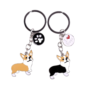 Bonne qualité Changzhi Live with Cargo Pet Dog Keychain Painted Circle Home Gift Accessoires - Product Image 1