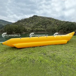 厂家价格8座新设计充气船定制水上游戏Pvc香蕉船