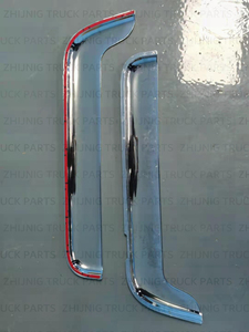 แผ่นบังแดดกันฝนโครเมียมสำหรับประตูรถเชฟโรเลต W3500 สำหรับรถบรรทุก ISUZU NPR NQR175 <span class=keywords><strong>NPR150</strong></span> ปี 2006 รุ่น Pro Standard อะไหล่ตัวถังรถบรรทุก - Product Image 5