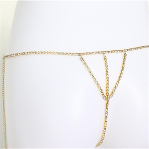 <strong>Fashion</strong> Gold Crystal Body <strong>Jewellery</strong> for Women for Women Wholesale N2210203 - Product Image 3