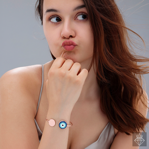 PRAO Evil Eye Bracelet Joyería corporal de moda con Eye of Protection - Product Image 1