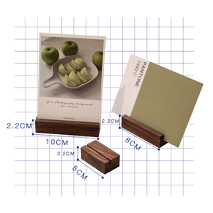 Portafolletos de Escritorio Decorativo de Madera, Exhibidor de Tarjetas de Visita para Restaurantes, Porta Tarjetas Postales de Oficina, Artesanía de Madera Sólida - Product Image 5