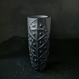 Macetas Modernas de Metal Negro con Acabado Mate, Jarrón de Estilo Industrial para Decoración de Oficina, Maceta para Plantas de Interior - Product Image 3